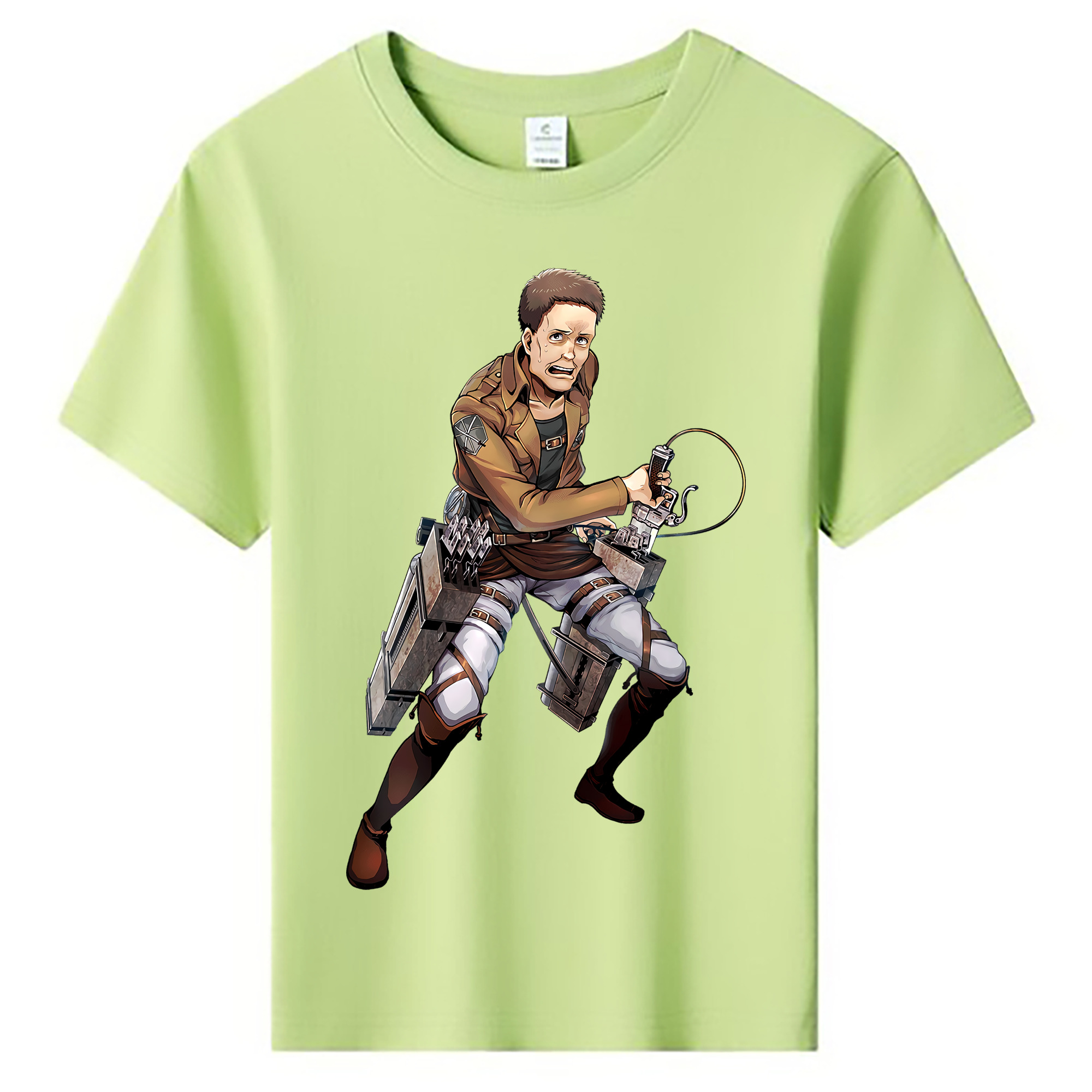 （画像用） 進撃の巨人 Attack on Titan 綿100％キッズTシャツ（フロントプリント）